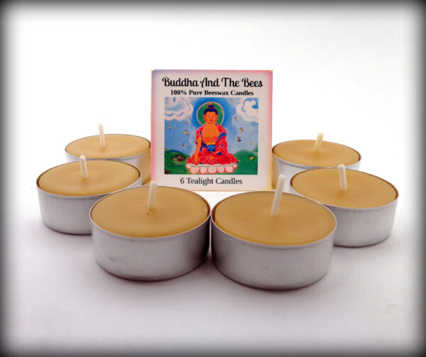 Buddha And The Bees Small Tealights Metal Cup