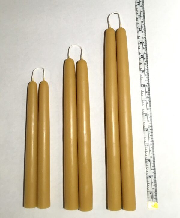 Buddha And The Bees 100% Pure Beeswax Hand Dipped Taper Candles