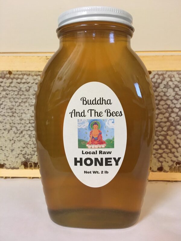 Buddha And The Bees Honey 2 lb Jar