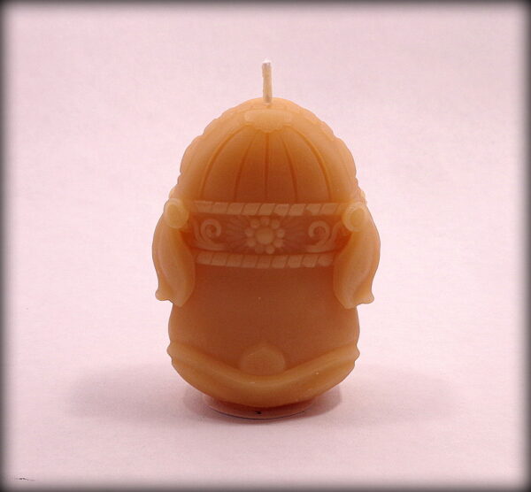 Buddha And The Bees 100% Pure Beeswax Baby Ganesh Candle