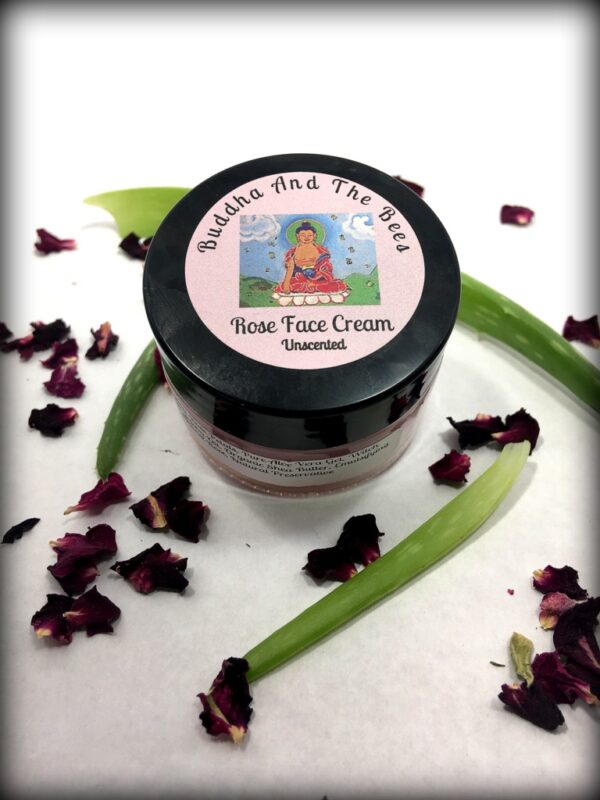 Buddha And The Bees Unscented Rose Face Cream - 1oz