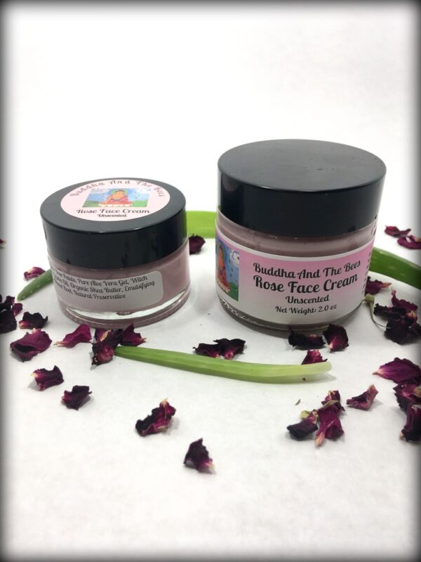 Buddha And The Bees Unscented Rose Face Cream